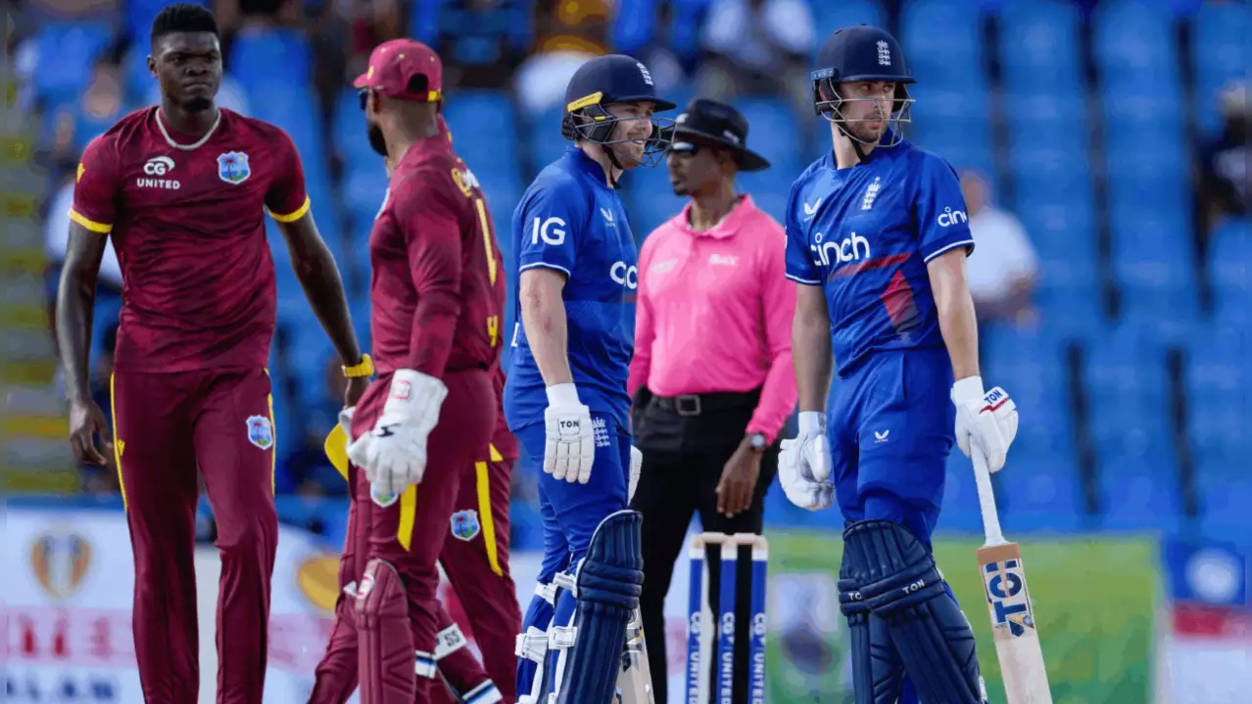 England vs West Indies in Ongoing T20 Series